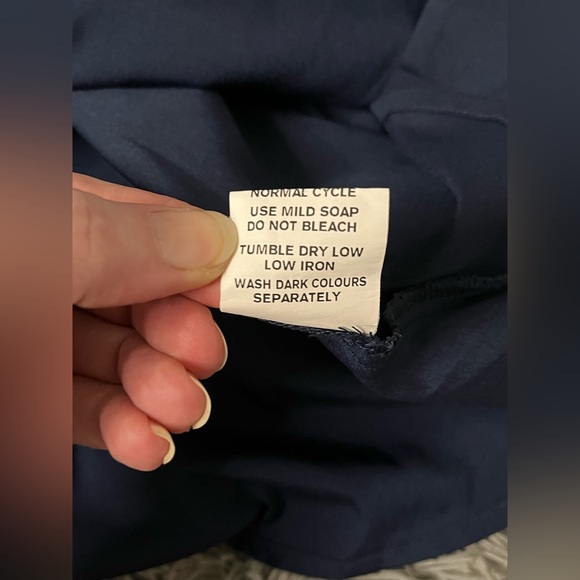 eShakti Women’s Eyeglass Print Crepe Shirt dress Size 0 NWOT - Picture 7 of 7